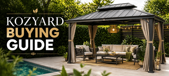 Kozyard Buying Guide: Build a More Comfortable Outdoor Space